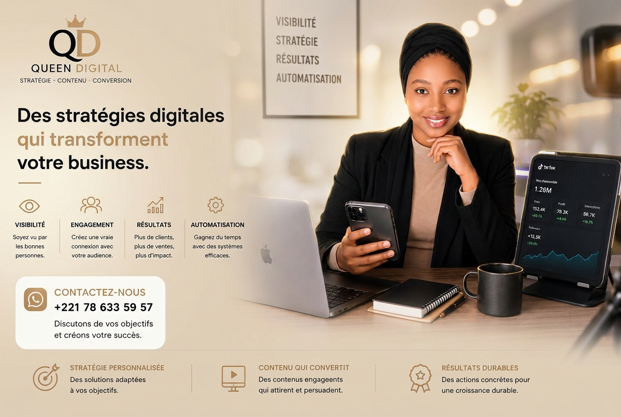 Baaya Barry — Fondatrice Queen Digital Empire